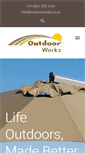 Mobile Screenshot of outdoorworkz.co.za