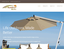 Tablet Screenshot of outdoorworkz.co.za